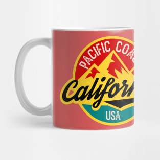 California badge pacific coast Mug